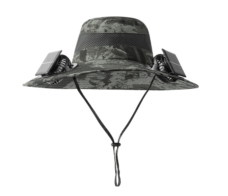 EcoFanHat™ ソーラーファン付き日除け帽子【夏の必需品】
